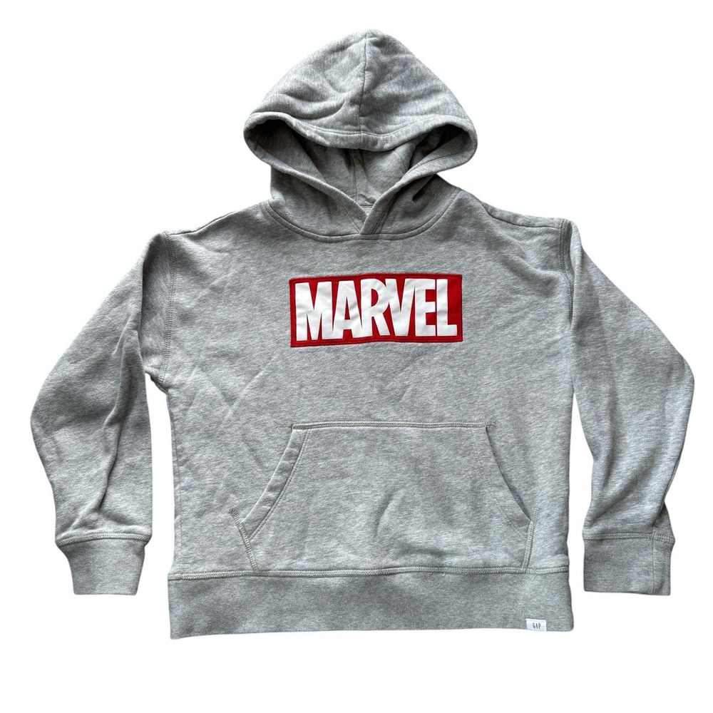 Gap Marvel‎ Hoodie Gray Boys Size 8